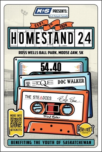 Ticket Go on Sale this Friday, April 19 at 12 noon local time, for our return to Moose Jaw, SK. Show Date is Sat Sep 07, along with @5440 & @doc_walker plus many local acts too. This is an ALL AGES Show. 😃 Buy tickets via : riverstreetpromotions.com