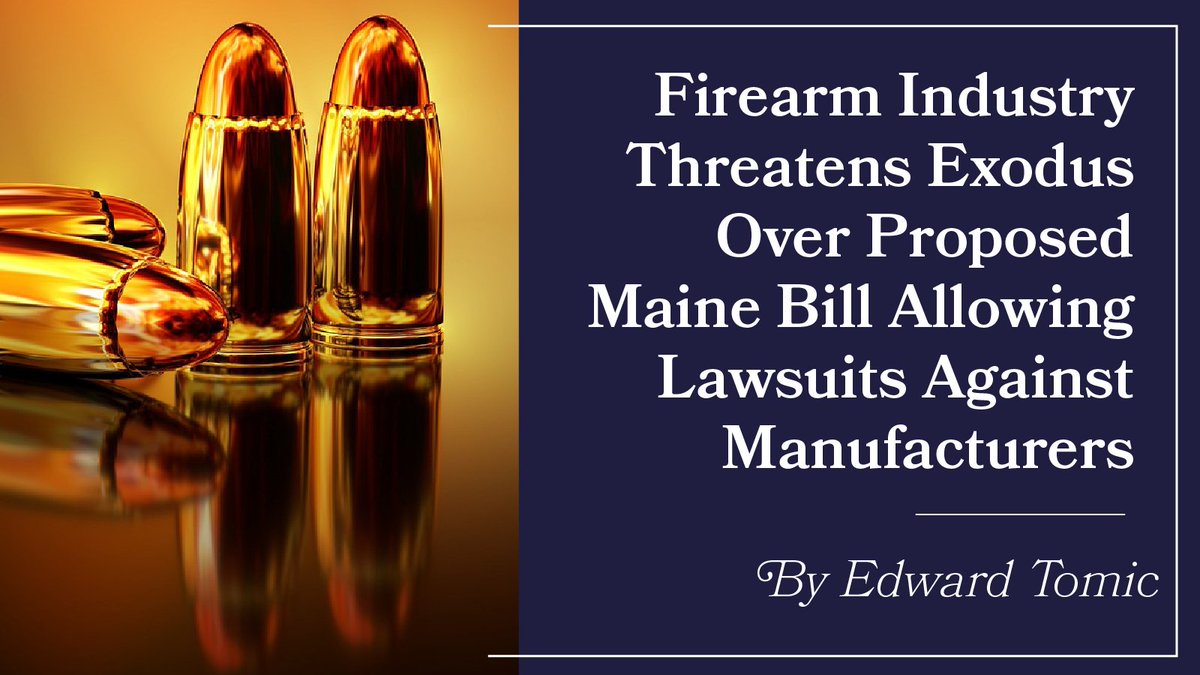 The Firearms Industry Trade Association is warning that 3,800 Maine jobs could be lost if a far left gun-control scheme becomes law. All the details: themainewire.com/2024/04/firear…