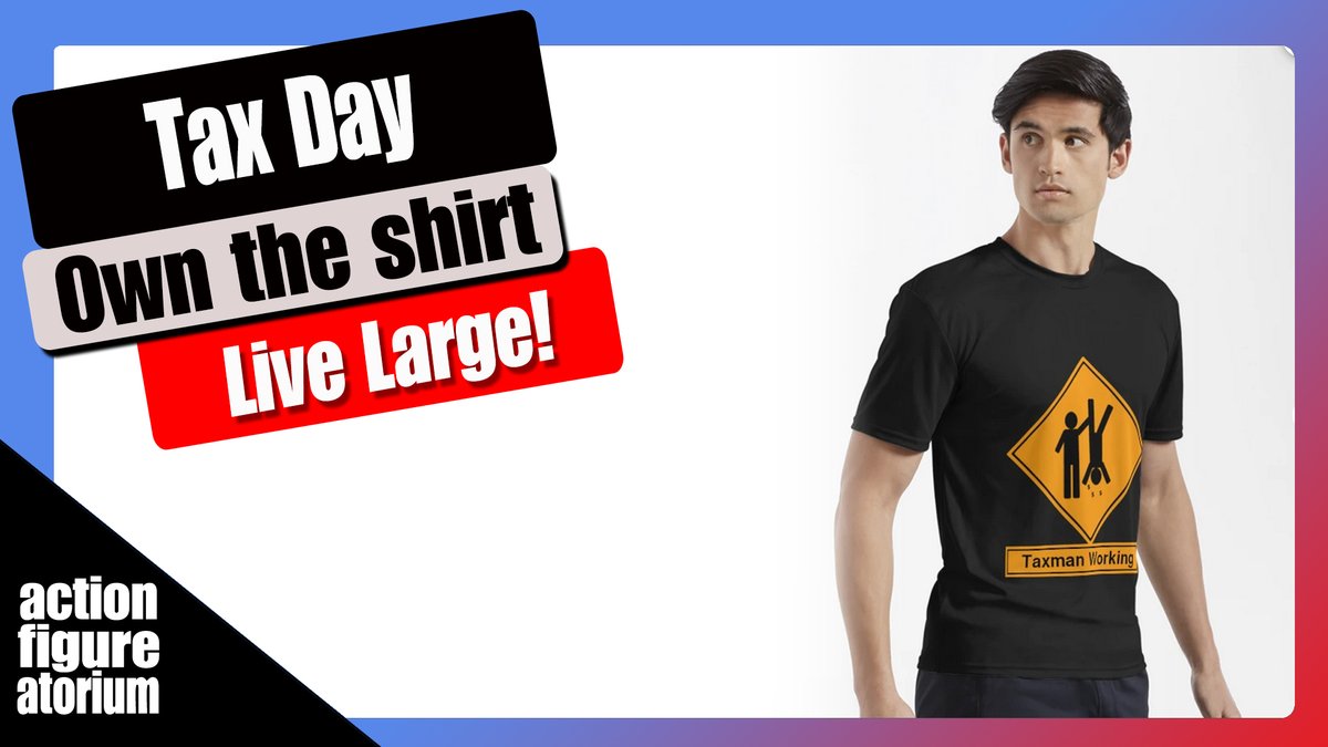 LATEST VIDEO: Happy Tax Day | Get Your Very Own Taxman Working T-shirt youtu.be/-UFk-MRnDpc?si… via @YouTube