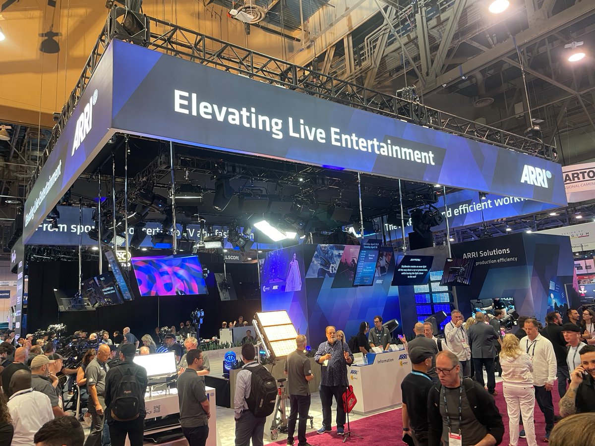 ARRIChannel's tweet photo. Meet us at the 2024 @nabshow - #ARRI booth #C6325 and be amongst the first to experience the new ALEXA 35 Live - Multicam System! And get up close with our latest products: #CameraStabilizerSystems, #SignatureLenses, #SkyPanel X, #Orbiter, the new #LSeriesPlus! #ARRIatNAB https://t.co/CfZuGbKdg8