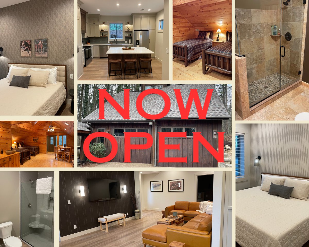 🎉 Calling all nature lovers! Now open is our cozy luxury cabin. 🌲🏠 Come relax and recharge with us! #cabinlife #natureescape #nowopen #natureescape