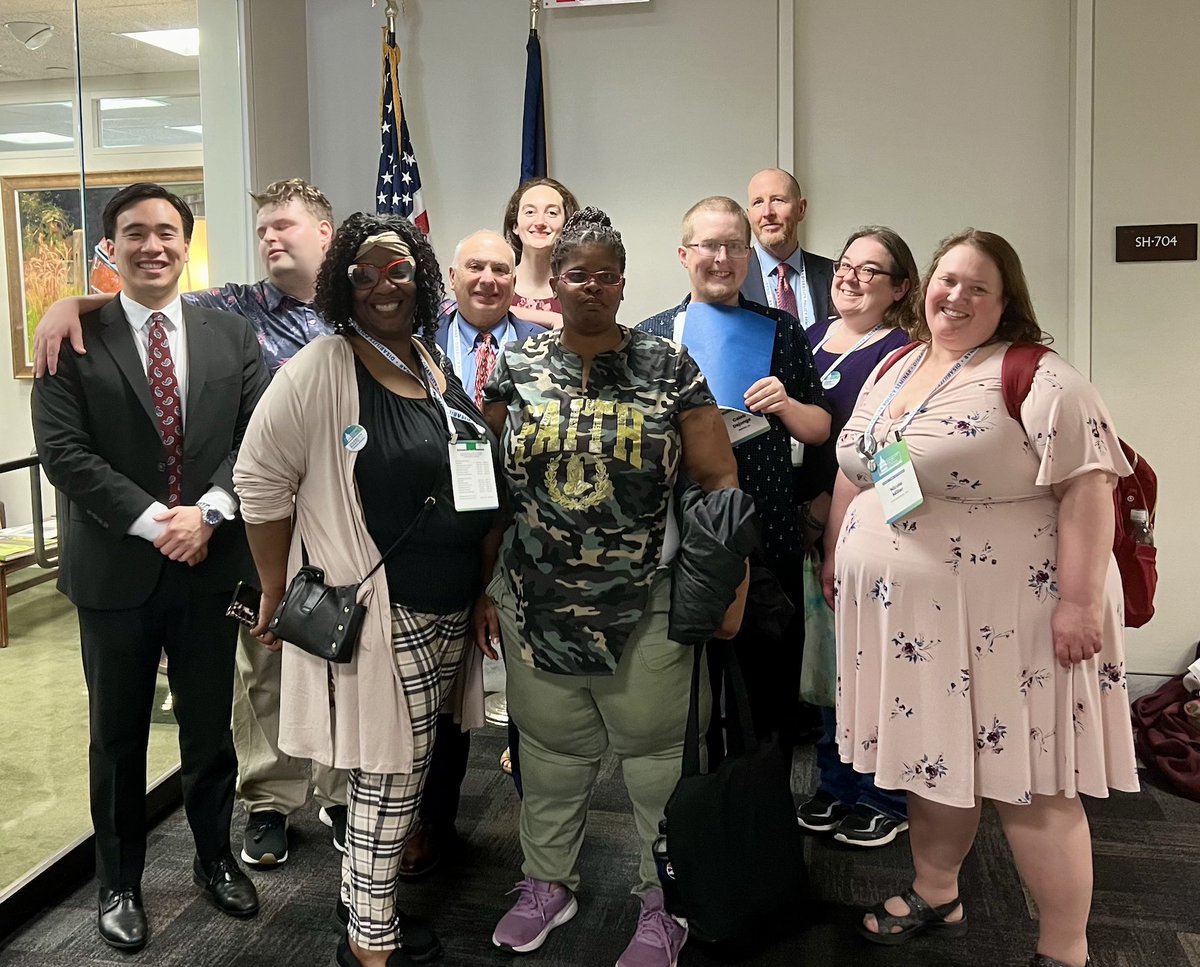 Thank Representatives Molinaro, Waters, Davis, Larson, and Moulton, as well as Senators Markey, Van Hollen, and Wyden for joining 700 plus disability advocates for the Disability Policy Seminar Day on the Hill. We appreciate all of your support on our critical legislation.