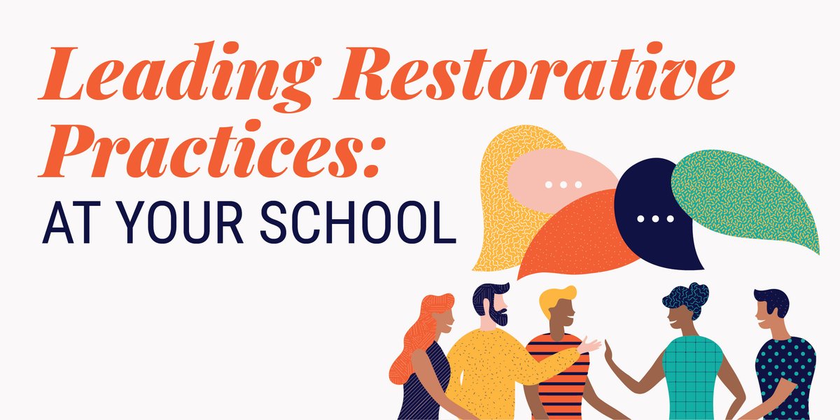 Leading Restorative Practices at Your School — Use a restorative practices implementation framework to support strong planning and assessing school impact. April 17, 9 a.m.-Noon. Register today!ow.ly/5nq650QW8Z9