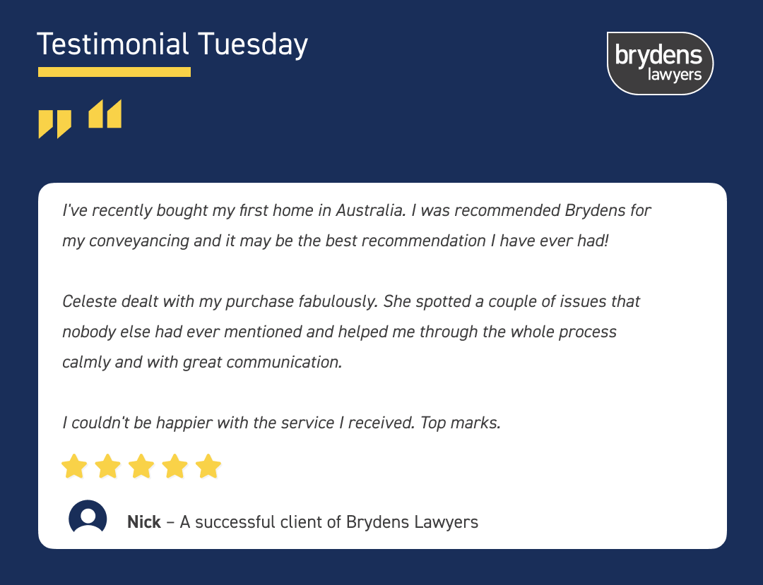 💬 Testimonial Tuesday! 💬 We value your feedback! Let us know how you found our services so we can continue to improve and provide you with the best possible experience. brydens.com.au/contact-us/ #SydneyLawFirms #ClientFeedback #brydenslawyerswedo #legaladvice #lawyersofsydney