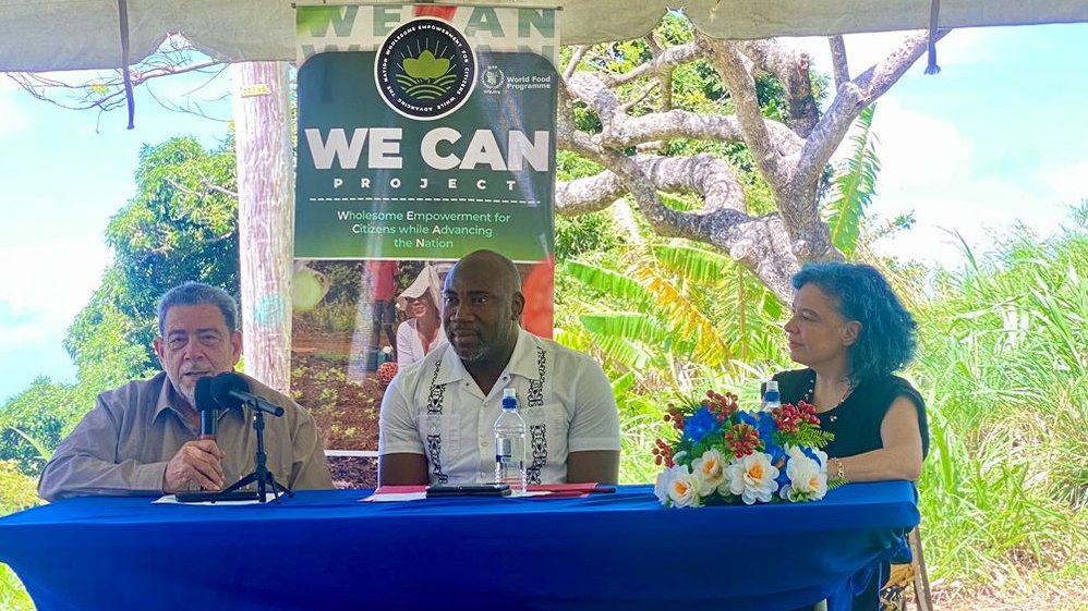 Exciting news!🌟@wfp_Caribbean and the Government of Saint Vincent and the Grenadines today launched the WeCan Project. With support from @JointSDGFund, @usaidsaveslives and @GAC_Corporate this initiative will provide new skills, economic empowerment, and sustainable livelihoods.