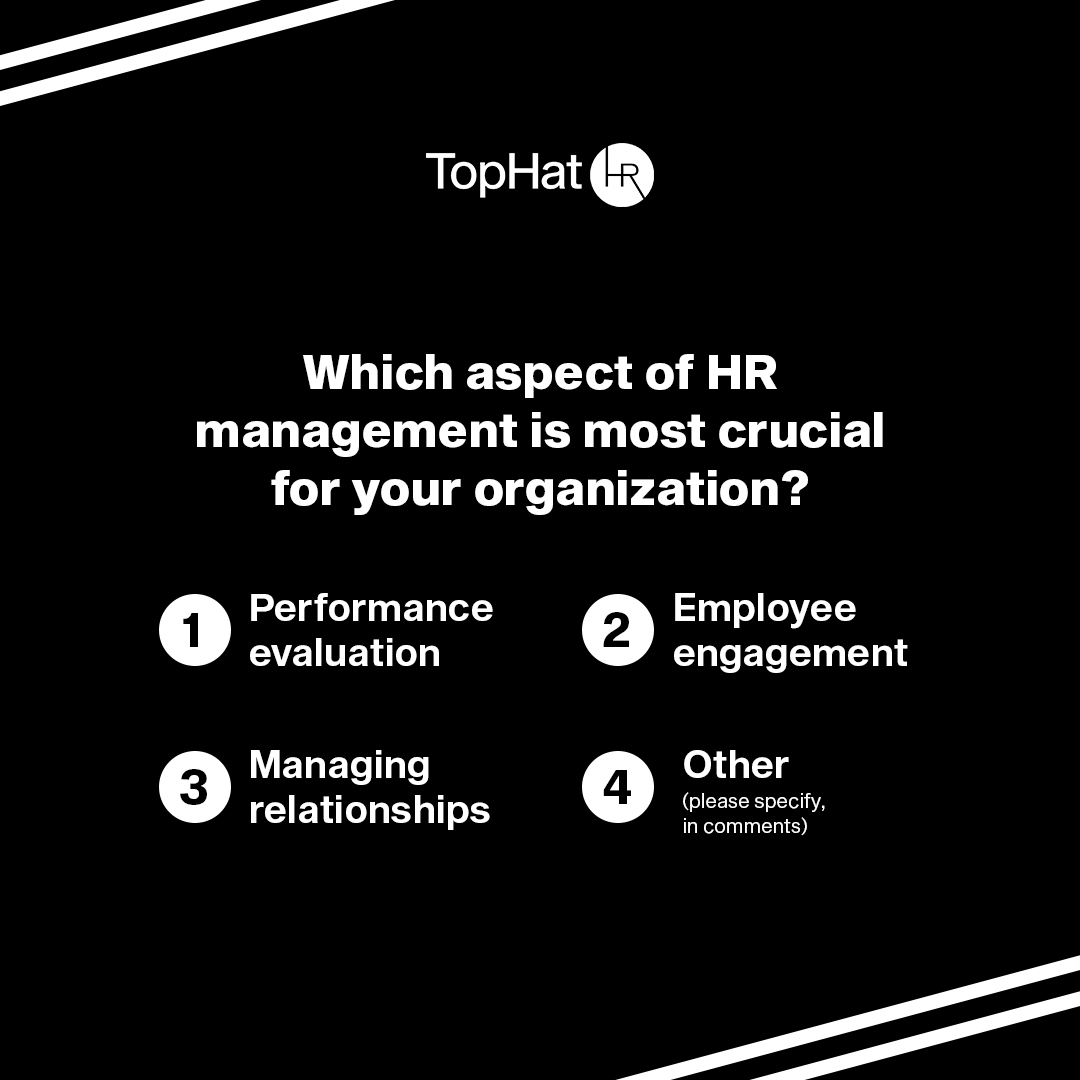 We want to hear from you! 

Which aspect of HR management do you think is most crucial for your organization's success? 

Vote below! 

#hrinsights