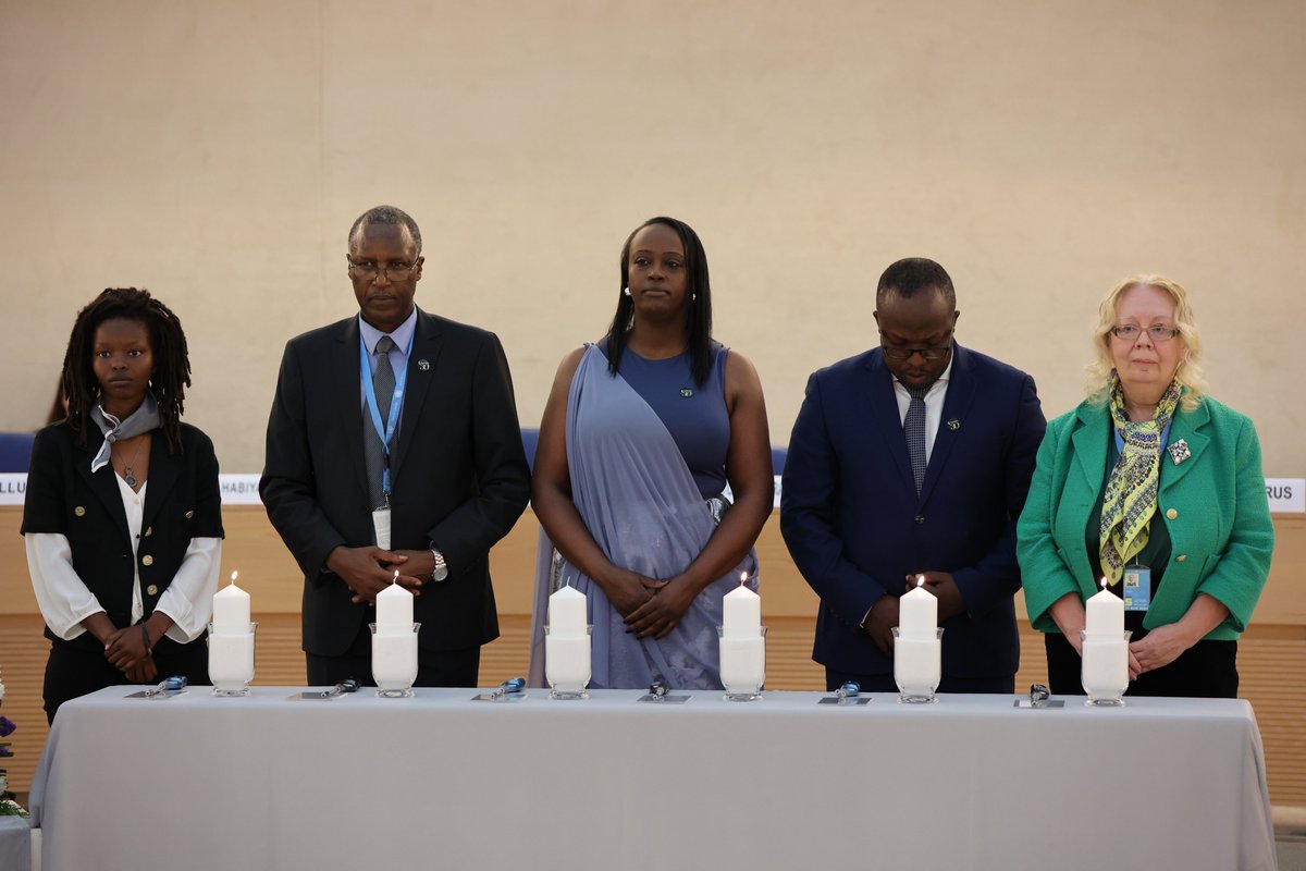 RwandaInGeneva's tweet image. Hundreds of Rwandans, Friends of Rwanda, Diplomatic Corps accredited to the #UNOG, Representatives of the Canton &amp;amp; City of Geneva &amp;amp; International NGOs attended the 30th Commemoration of the 1994 Genocide against the Tutsi held at @UNGeneva this Monday 15th April. #Kwibuka30
1/4