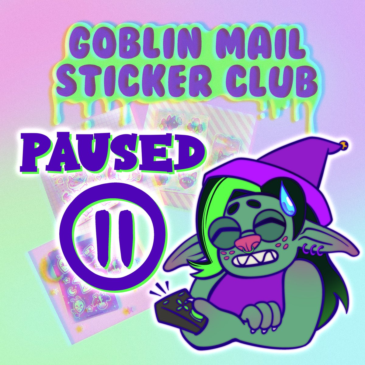 jesshalleyart's tweet photo. Goblin Mail Sticker Club is paused for the time being, find out more here👇
https://t.co/dZb3YZZcCD https://t.co/HYoZznxbWq