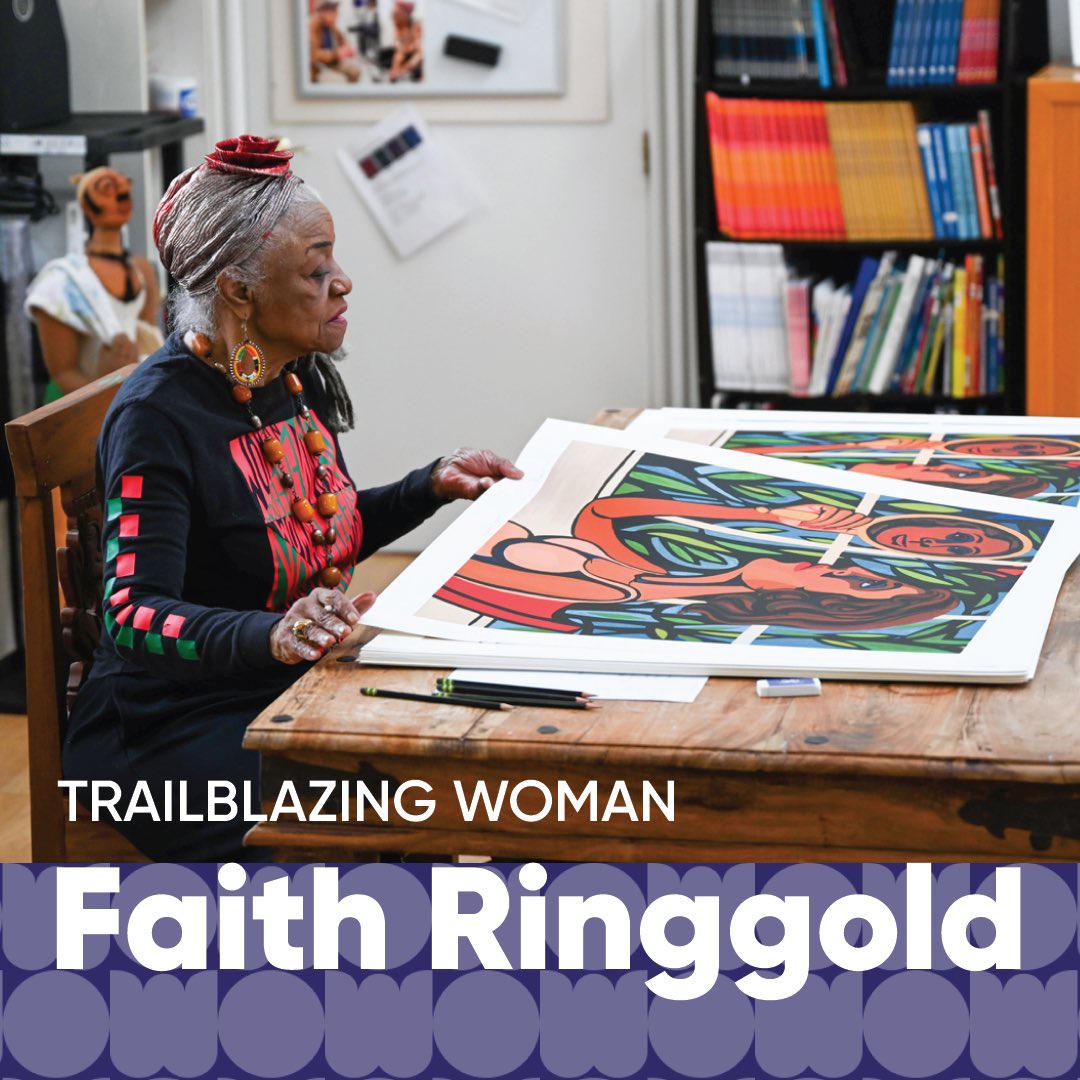 2 powerful lessons from the trailblazing artist Faith Ringgold in celebration of #WorldArtDay: 1. Tell your story: Ringgold’s work told stories that resonated with her and illuminated social issues of African American society to drive change. 2. Break the rules: She