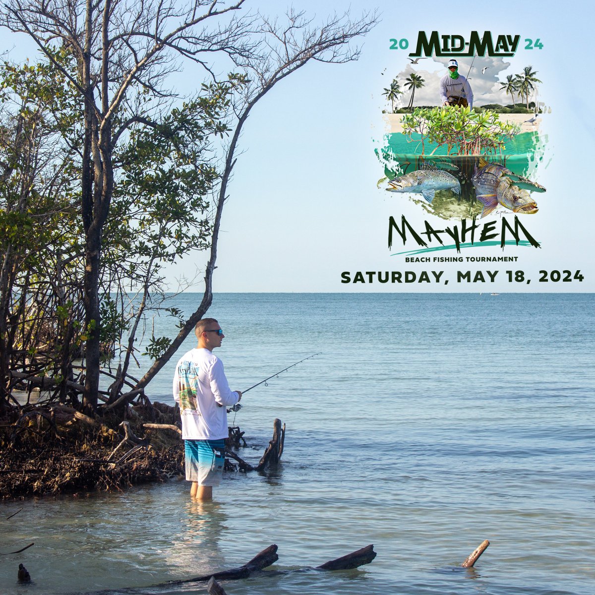 Registration is now open for Tunaskin's 3rd Annual Mid-May Mayhem Beach Fishing Tournament on Saturday, May 18, 2024!

Find full details and register your team at tunaskin.co/pages/mid-may-…!

#fortmyersbeach #tunaskin