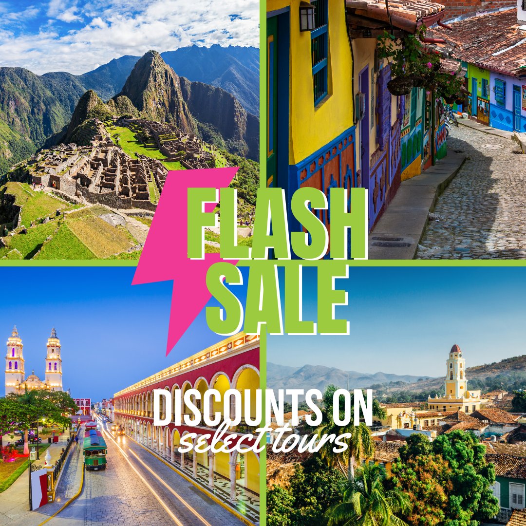TIME IS RUNNING OUT: There are only 3 days left to enjoy up to $500 off select departures including Chile, Cuba, Argentina, and more! Check out all the Flash Sale deals here: loom.ly/3TnB78k