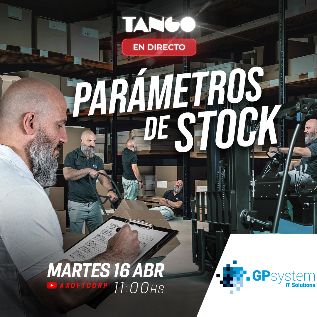 gpsystemit's tweet photo. #TangoEnDirecto 👉 Te esperamos mañana martes a las 11hs en el directo “Parámetros de stock”, donde comenzaremos a ver su definición, tipos de comprobantes, perfiles, plantillas para artículos, etc. 

🔴YouTube: https://t.co/AE7Yhbj6O3

#TangoSoftware #LaRebeldiaDeCrecer #Tandil https://t.co/p5eUijWTyi