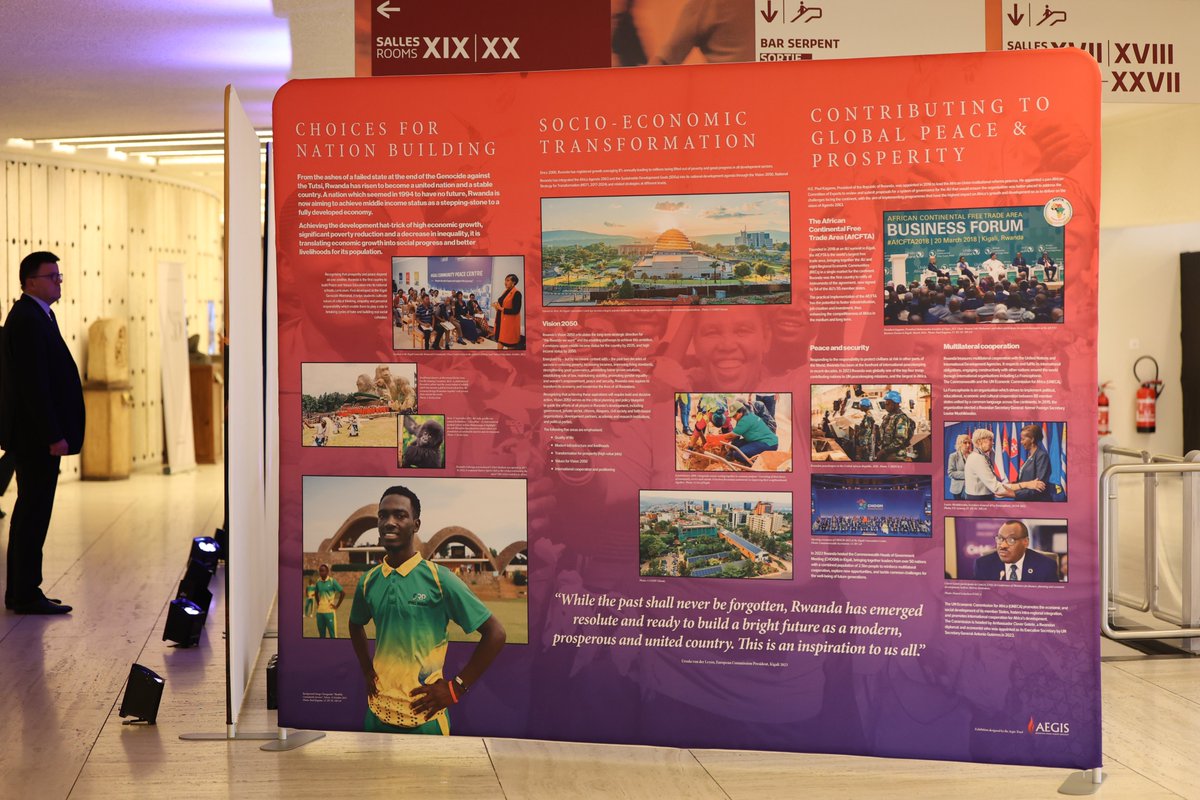 Rwanda in Geneva (@rwandaingeneva) on Twitter photo #Kwibuka30 Commemoration Ceremony at <a href="/UNGeneva/">United Nations Geneva</a> concluded with a visual exhibition to recount the 1994 Genocide against the Tutsi and Rwanda’s remarkable journey to heal and rebuild after its most horrific tragedy. #Kwibuka30 Commemoration Ceremony at <a href="/UNGeneva/">United Nations Geneva</a> concluded with a visual exhibition to recount the 1994 Genocide against the Tutsi and Rwanda’s remarkable journey to heal and rebuild after its most horrific tragedy.