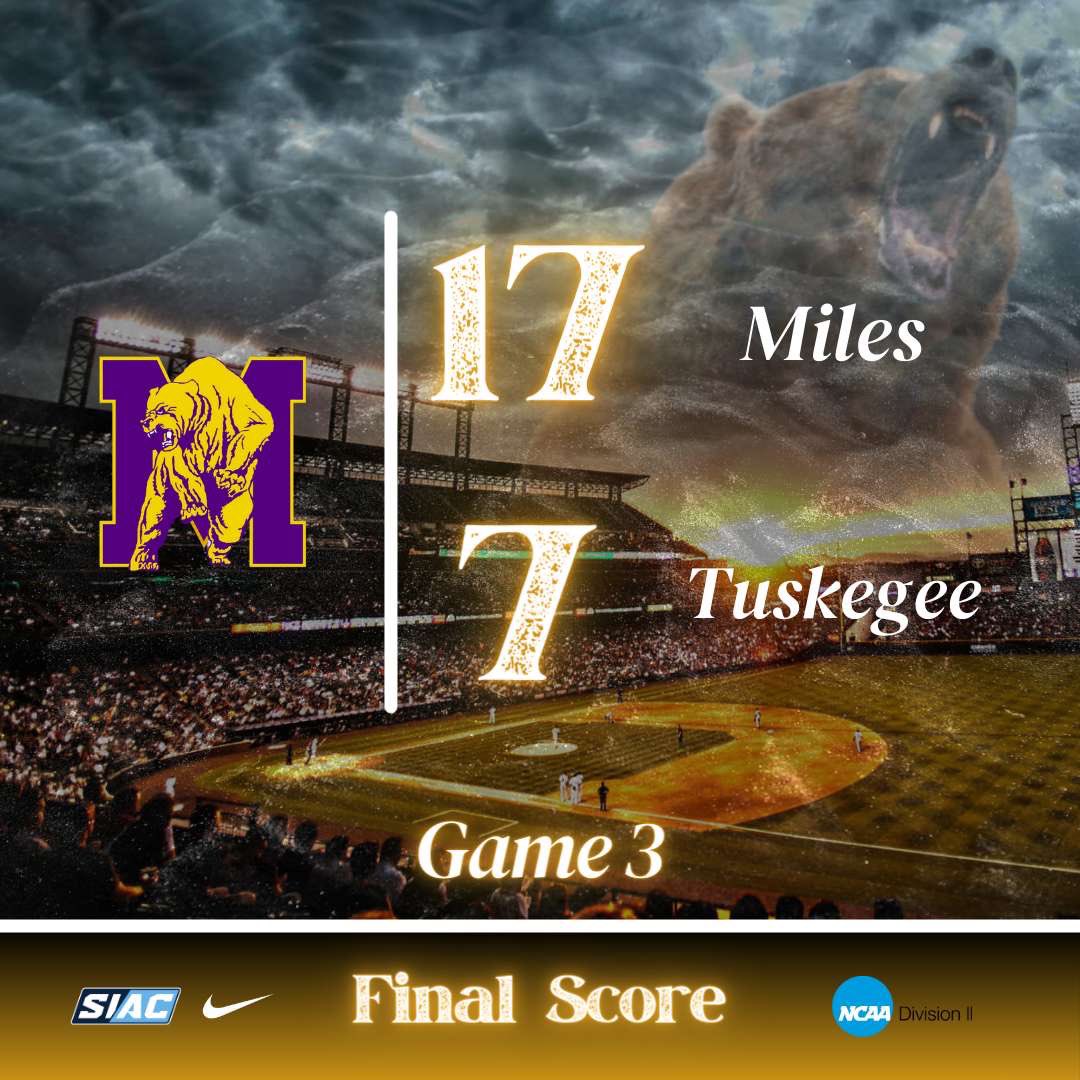 Miles drops game 2 but Takes the rubber match 17-7 in 7 innings. Judd McKinney gets the win going 6 strong innings. Kaleb Priest and Nick Copen led Miles at the plate with 3 hits each and Brandon Leroy blasts a Home run!