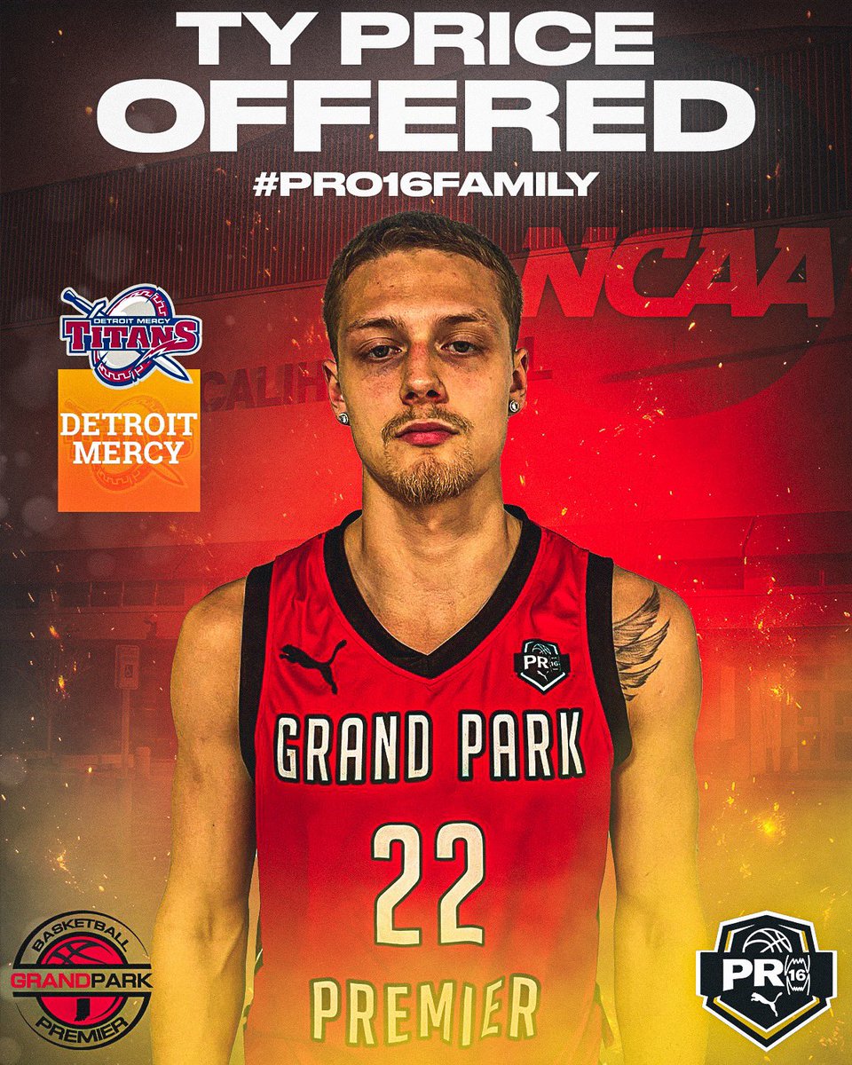 Congratulations to Ty Price on another offer to @DetroitMBB🔥 Price is coming off a winter where he earned 1st Team All-State in Kentucky and will blow up even more during Live Period💪 #PRO16Family | @PUMAHoops