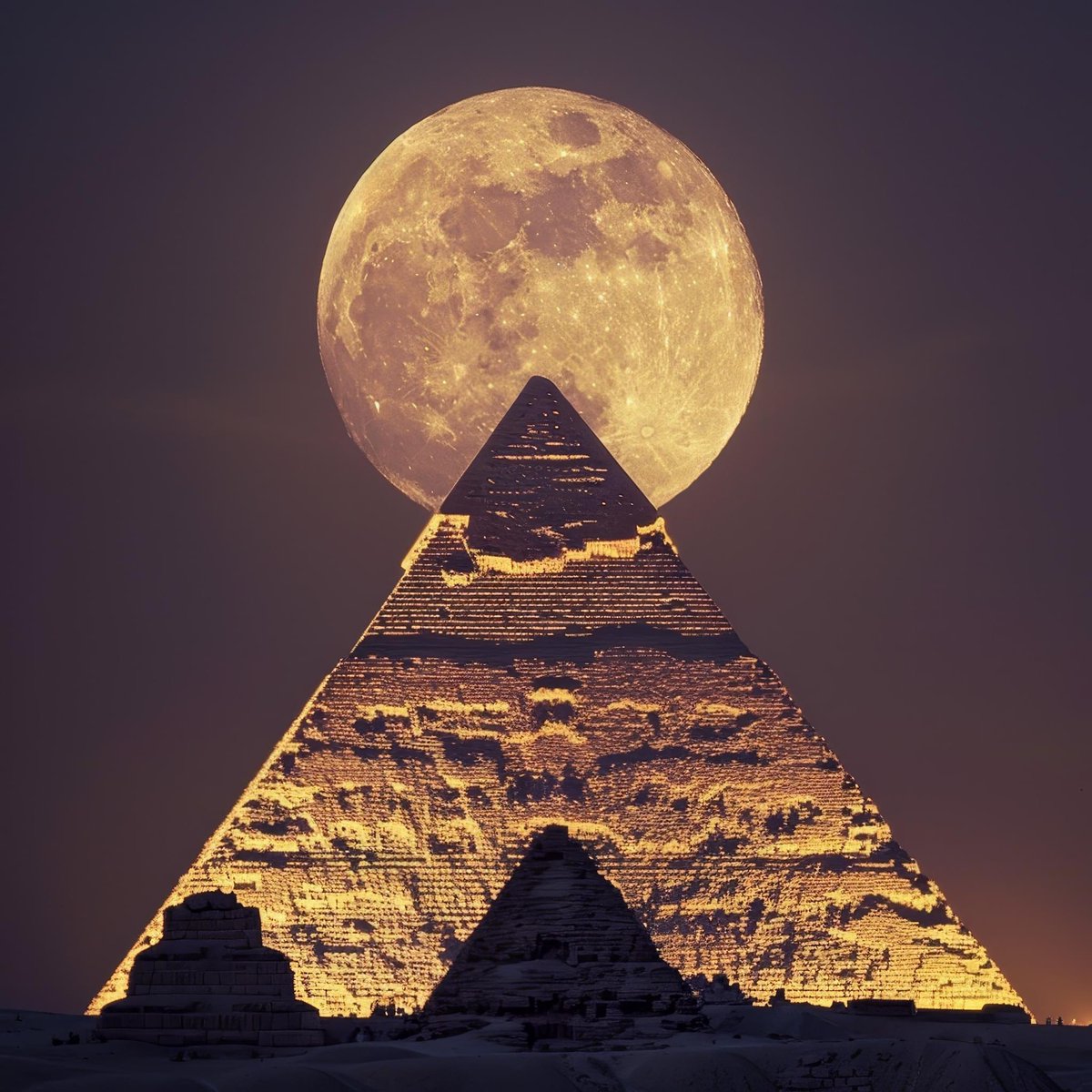 Full Moon over Giza
