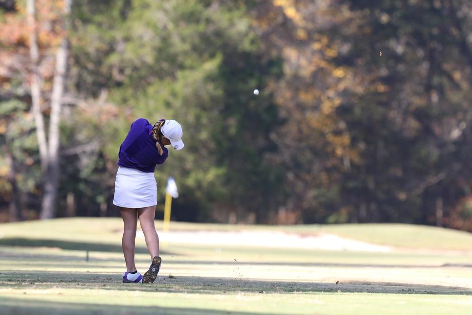 Lizzie Madden carded a career low 71 in the second round of the @ConfCarolinas Championships on Tuesday, as both the team and Madden stay in contention for a conference championship! #GoValkyries 📰shorturl.at/mGLN8