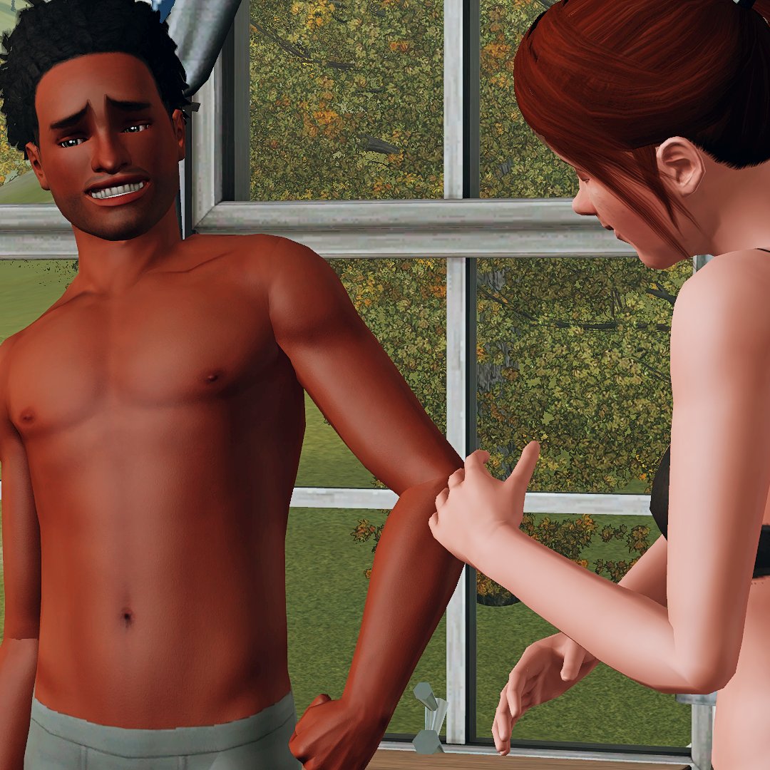 day 7 we went on a date with travis then THIS, asked ludo if we could stay over and hooked up with a new man! oh and travis was cheating on us while we were cleaning the house.... KARMAS A BITCH, BUT SOON IT WILL CATCH UP TO US!
#TheSims3