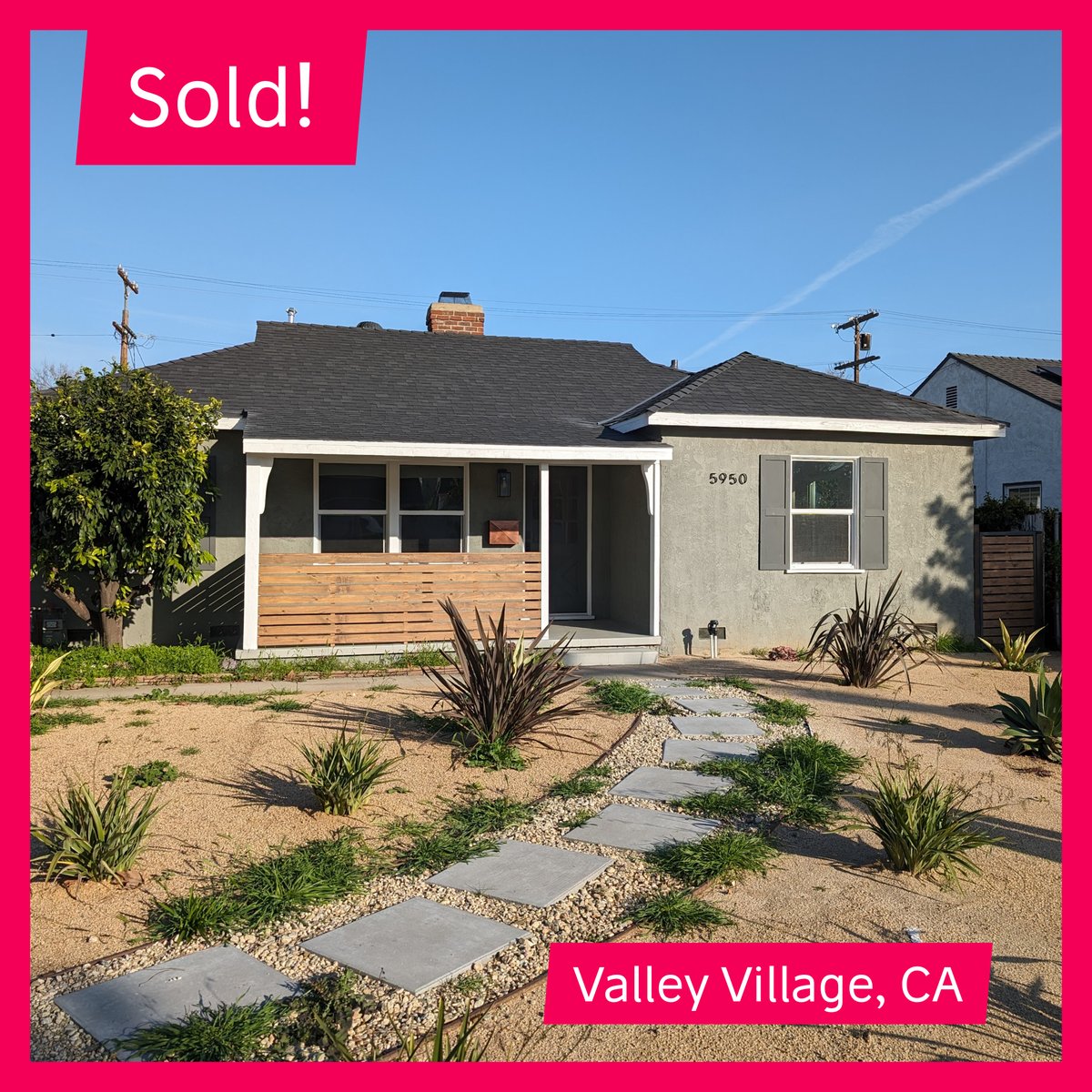 RightHereRealty's tweet photo. 🥳 Congratulations to Mala and her husband Eben who recently closed escrow on this nicely renovated 3 bed + 2 bath home in Valley Village! 🥳🏠✌🏼😊 #valleyvillage #valleyvillagerealestate #closedescrow @malabear https://t.co/oIvwKBwOkz