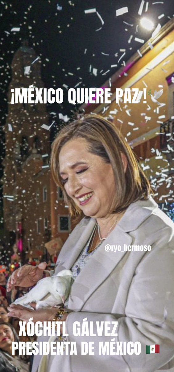ryo_hermoso's tweet photo. Quién cómo yo, piensa que Xóchitl Gálvez SI VA A GANAR LA PRESIDENCIA?🥳👇🙋‍♀️ https://t.co/ma4RYU0YGX