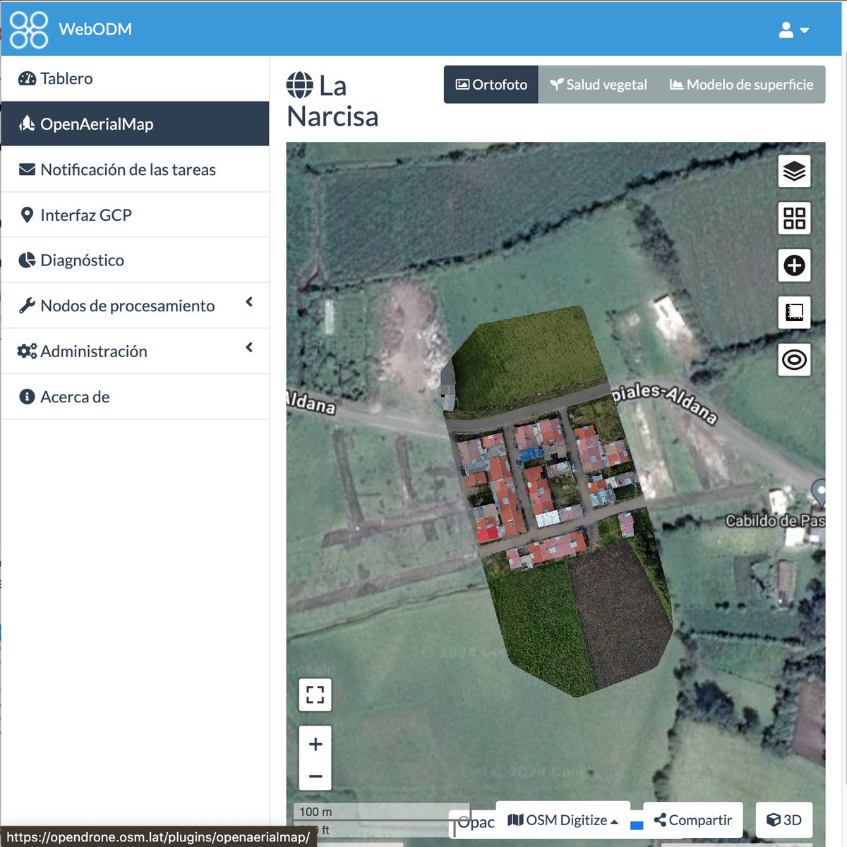 MaptimeBogota's tweet photo. ¿Sabías que en https://t.co/19o9SXLWH7 tenemos una instancia de #OpenDroneMap que puedes usar para procesar tus fotos capturadas desde drone?

Más información en: https://t.co/ld5Maf63PQ

#OpenStreetMap https://t.co/aecqWxAUcY
