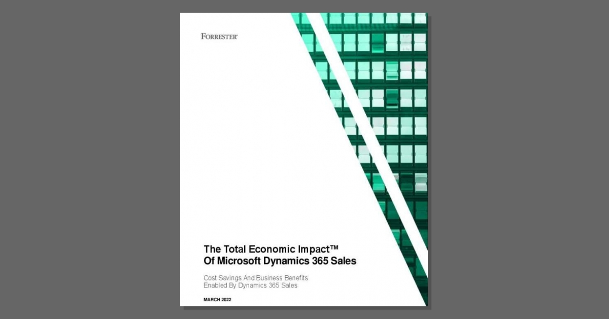 A Forrester TEI study shows #MSDyn365 Sales helps organizations increase incremental operating profit and productivity while decreasing onboard time. Download the report to review the results, quantified.     @MSFTDynamics365 stuf.in/bdsw5f