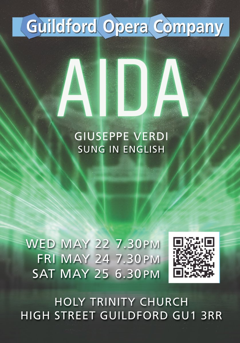 Guildford #Opera Company presents AIDA, the timeless tale of love and betrayal! Join us at Holy Trinity Church, #Guildford, on May 22nd, 24th, and 25th for an unforgettable experience. Book now at guildfordopera.com/whats-on/ #AIDAGOC24 #GuildfordOpera