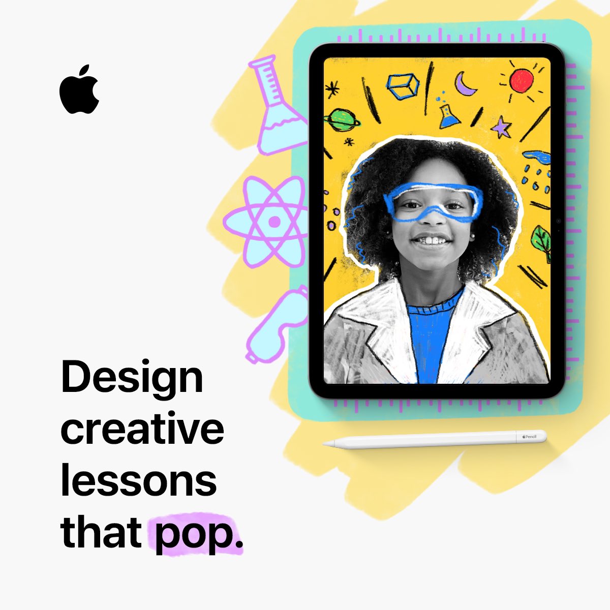 AppleHungryFool's tweet image. This World Creativity and Innovation Day, design lessons that 💥POP💥and inspire your students to make their bright ideas even brighter. This #EveryoneCanCreate project can be done in 30 minutes or less, using iPad (and a little imagination!) 🤩 
lnkd.in/gN6TYKtb