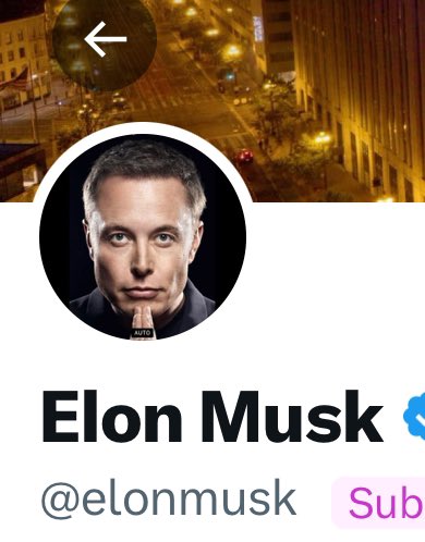 krassenstein's tweet photo. BREAKING:  Elon Musk just changed his profile photo from the X logo to a picture of his face with the word. “Auto” under it.

Best conspiracy theory that you could imagine the mainstream media using wins a prize. 

Here’s mine:

“Elon Musk may step down at X in order to concentrate on his ‘auto’ company Tesla.”