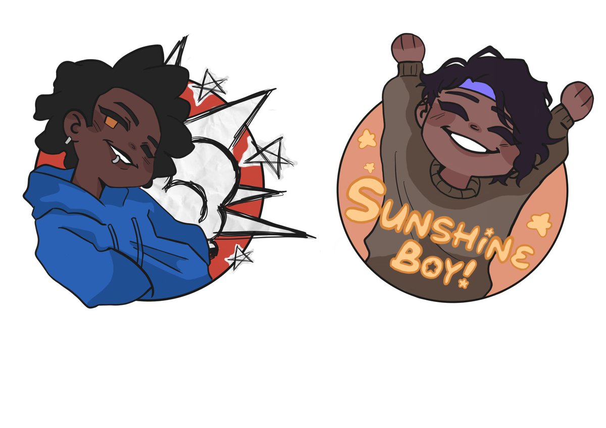 I was trying to design stickers... and it was really hard- #hobiebrown #hobie #pavitr #SpiderVerse #SpiderVersefanart