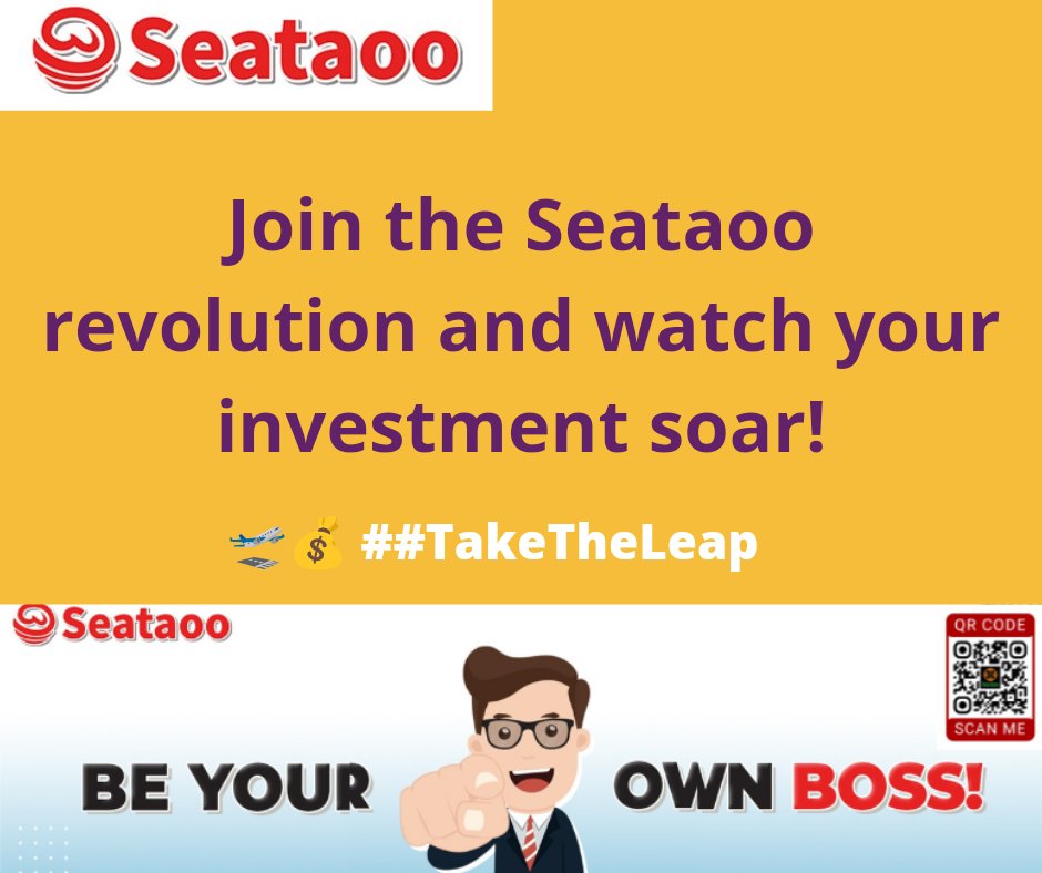 Join the Seataoo revolution and watch your funds grow! #TakeTheLeap
#SeataooDropshipingBusiness