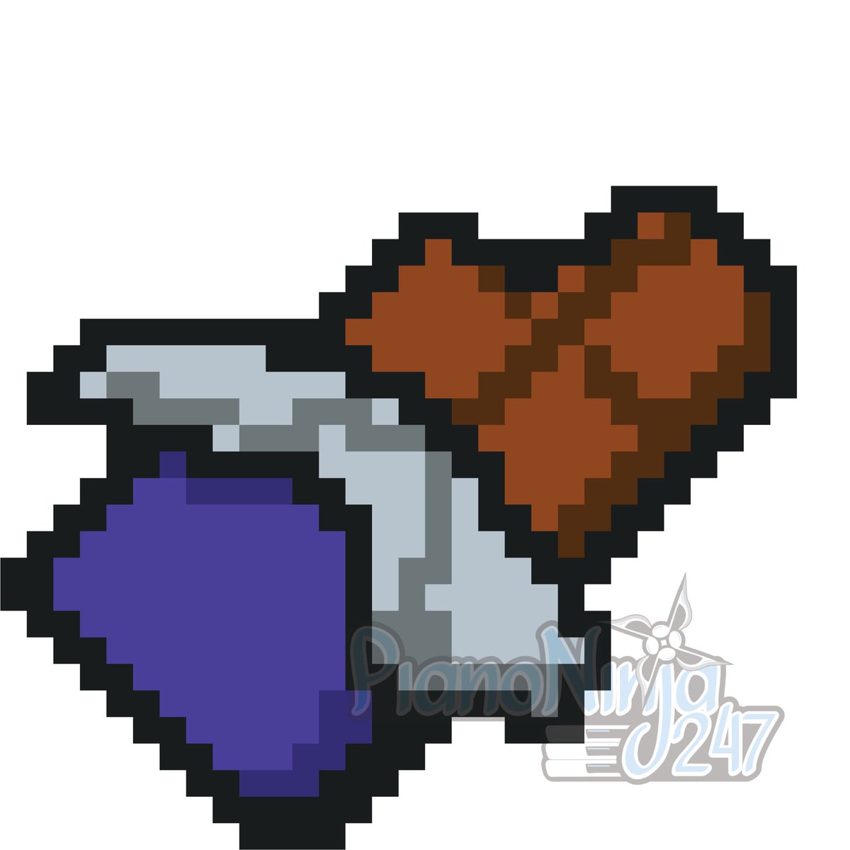 Decided to challenge myself in order to get back into a daily practice with art. For the first month I want to do pixel art and at least for the 1st week, food theme

🎨Day 1: Chocolate (3 ways)