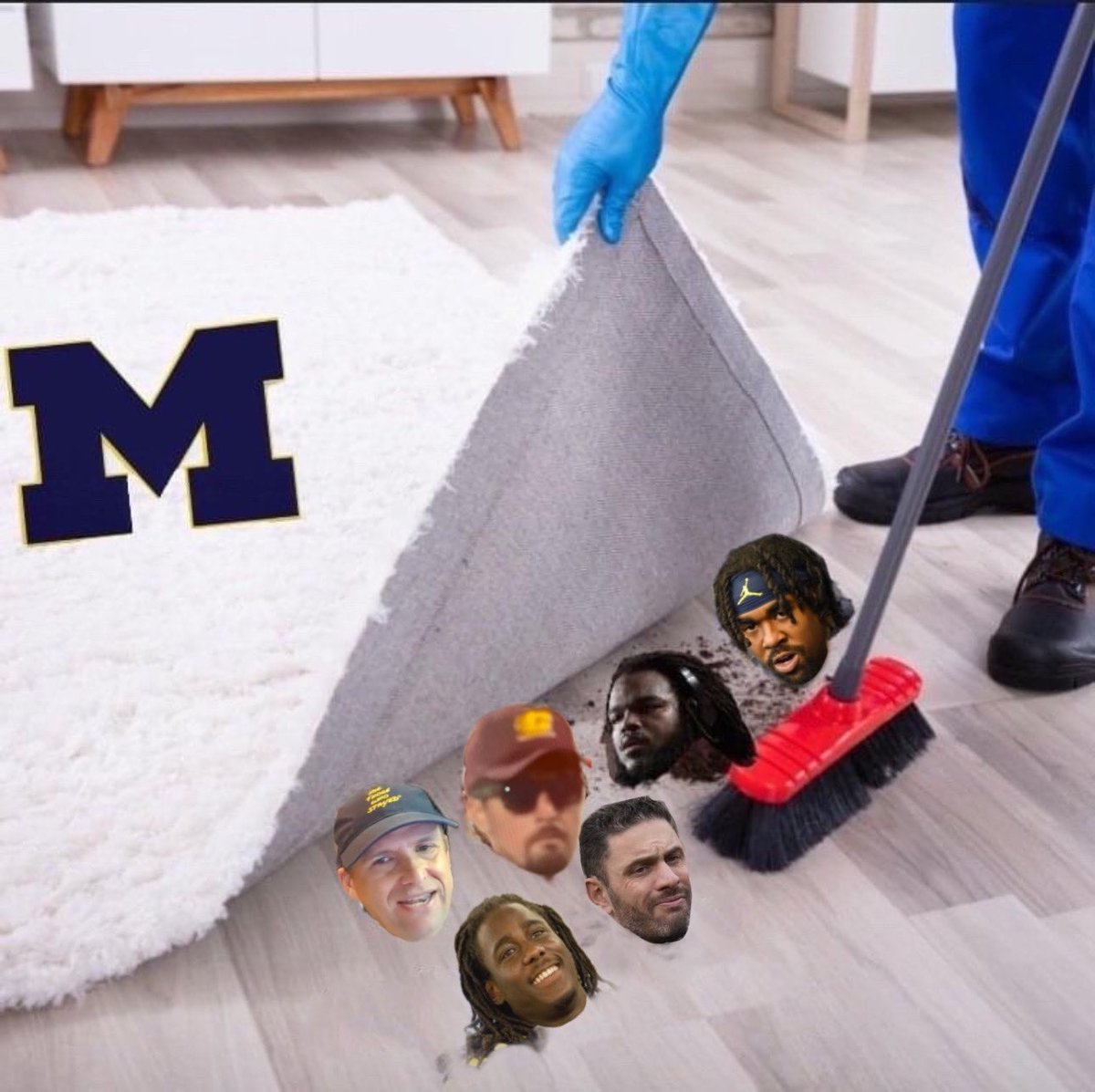 Damn, Michigan’s gonna need a bigger rug soon
