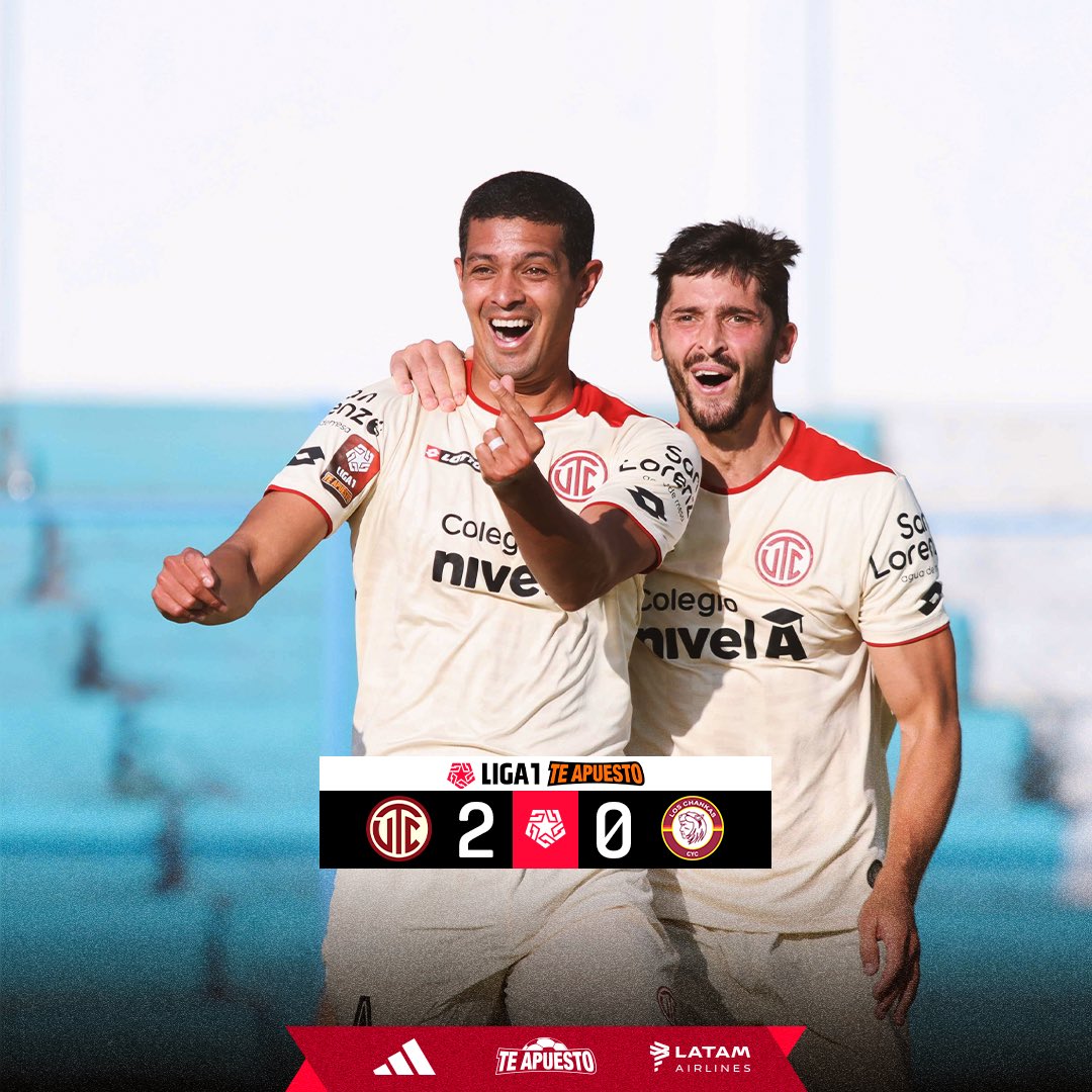 Liga1TeApuesto's tweet photo. 💪🏻 𝑳𝒐𝒔 𝒕𝒓𝒆𝒔 𝒑𝒖𝒏𝒕𝒐𝒔 𝒔𝒆 𝒒𝒖𝒆𝒅𝒂𝒏 𝒆𝒏 𝑪𝒂𝒋𝒂𝒃𝒂𝒎𝒃𝒂

@UTC_PagOficial se impuso 2-0 a @ChankasCYC 

#Liga1TeApuesto
#ElADNdelHincha https://t.co/vBHrQZ9arY