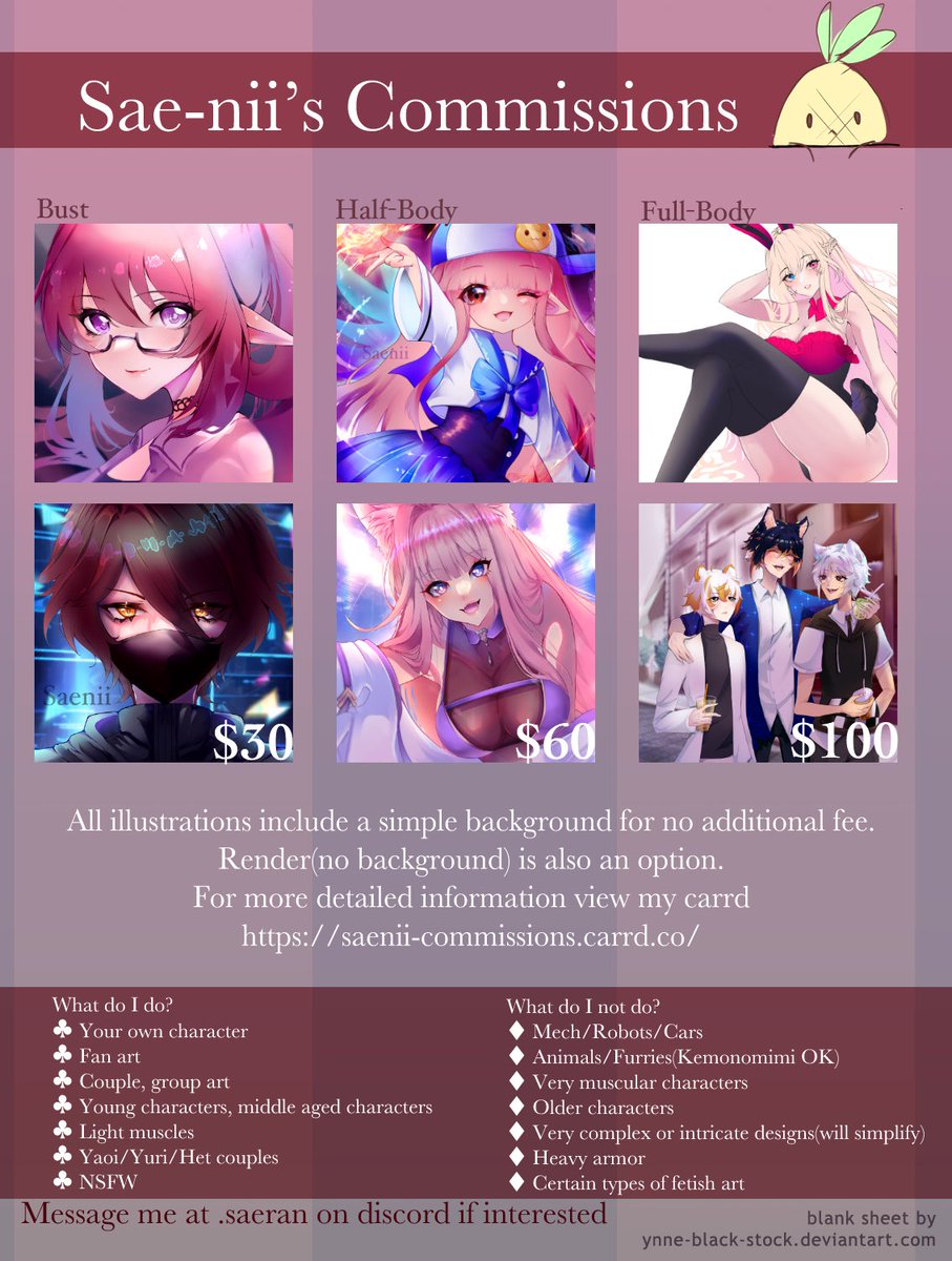 sae_nii's tweet photo. I made a proper commission sheet #commissionsopen #artcommissions https://t.co/n0nCmlaLwx