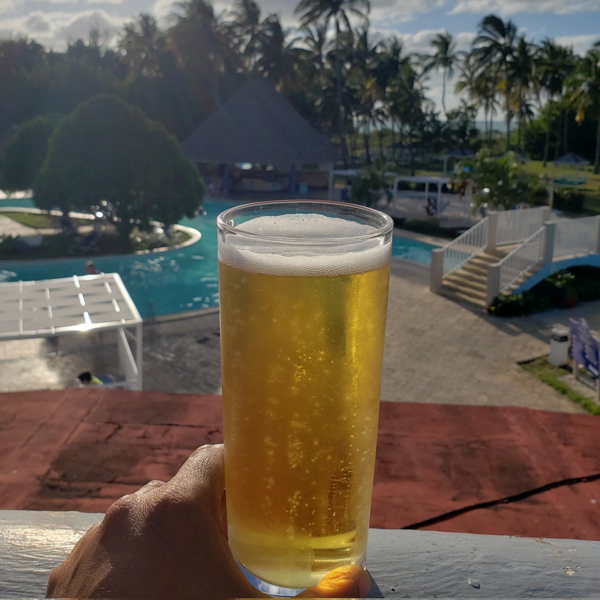 The best vacations start with a beer and a view like this.
#BrisasDelCaribe 
#CubaUnica 
#VaraderoTravel