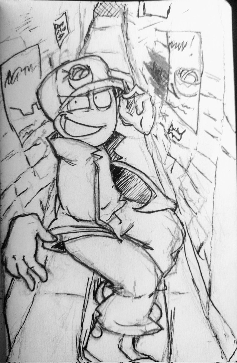 Wasabit7's tweet photo. Art of my Dave and Bambi character 
Gustav! (He's in a comic I've been working on for 2 yrs😭)
#daveandbambi @__Demolition___ https://t.co/f8Qdmf5vFq