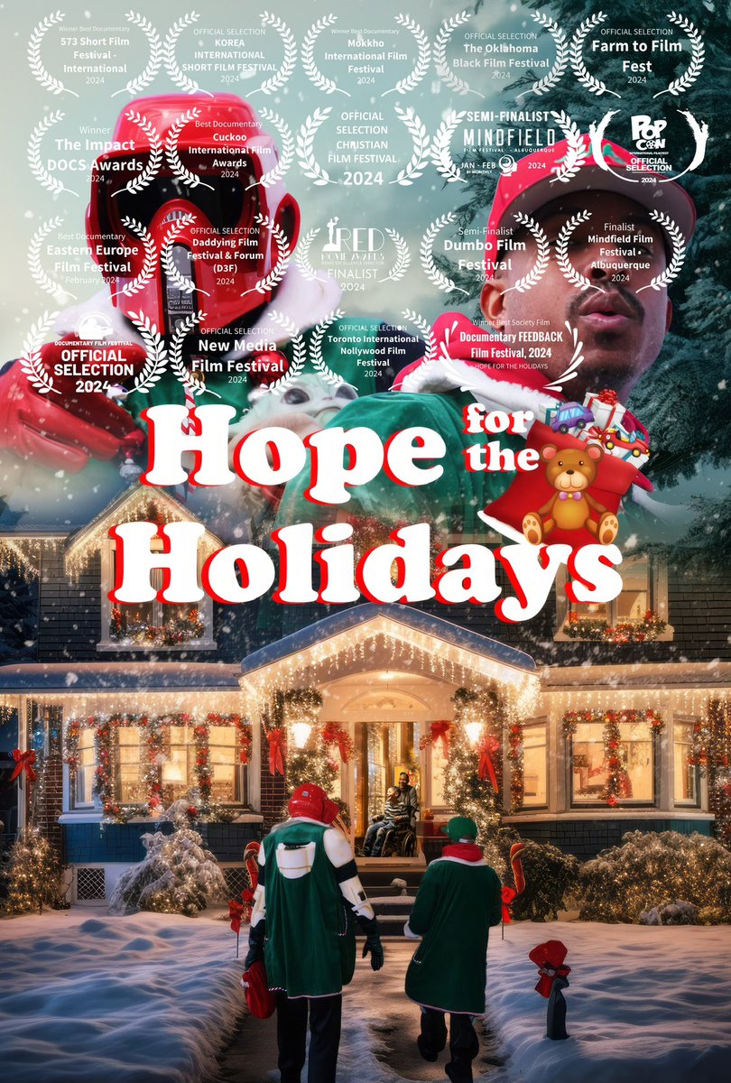 Hope4TheH0liday's tweet photo. Amazing news! Hope For The Holidays  was just selected by WorldFest-Houston International Film Festival via https://t.co/du5QlXiAti! https://t.co/hEaoAddgNv