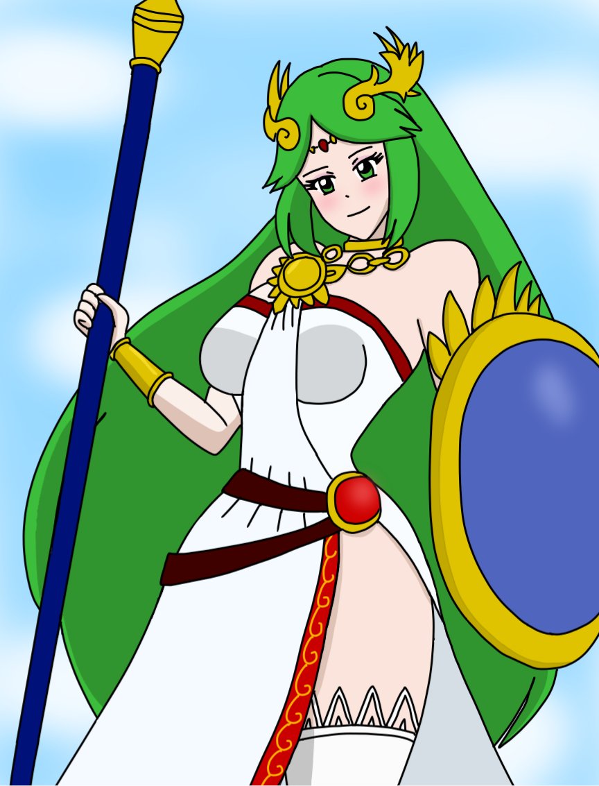 I drew Palutena from Kid Icarus.

I know, I've been drawing alot of video game ladies lately. I just wanna draw something different before going back to my OCs.

#kidicarus #palutena #Videogame #fanart #digitalartwork