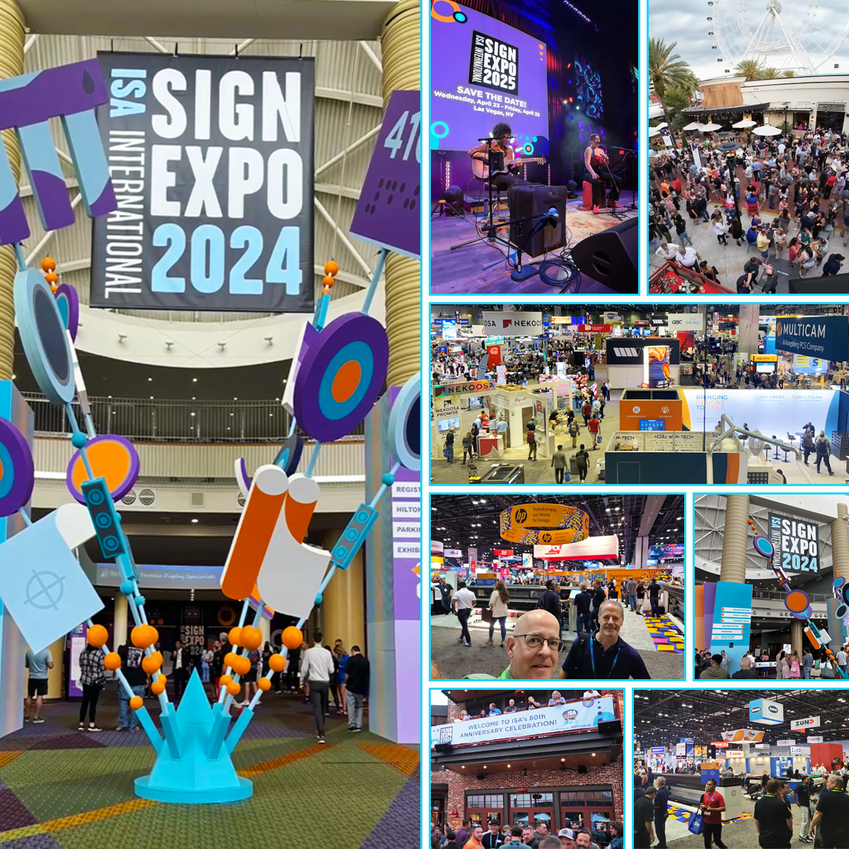 Another #ISASignExpo in the books! In fact this was the 80th! We've been at a lot of those! Great meeting old friends, new ones & getting an in-person look at everything new & exciting in this evolving industry. Always fun! Look forward to sharing fresh ideas with our clients!