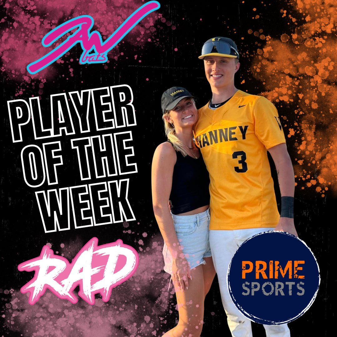 Congrats to our latest Player of the Week!!⚾️
Winner - Dom Wuertz!
Winning Moment:
Vianney was down 6-5 with the bases loaded in the bottom of the 7th when Wuertz faced a 3-2 count and hit a walk off 2 RBI single to clinch the win for Vianney!
#playeroftheweek #primesportsmidwest