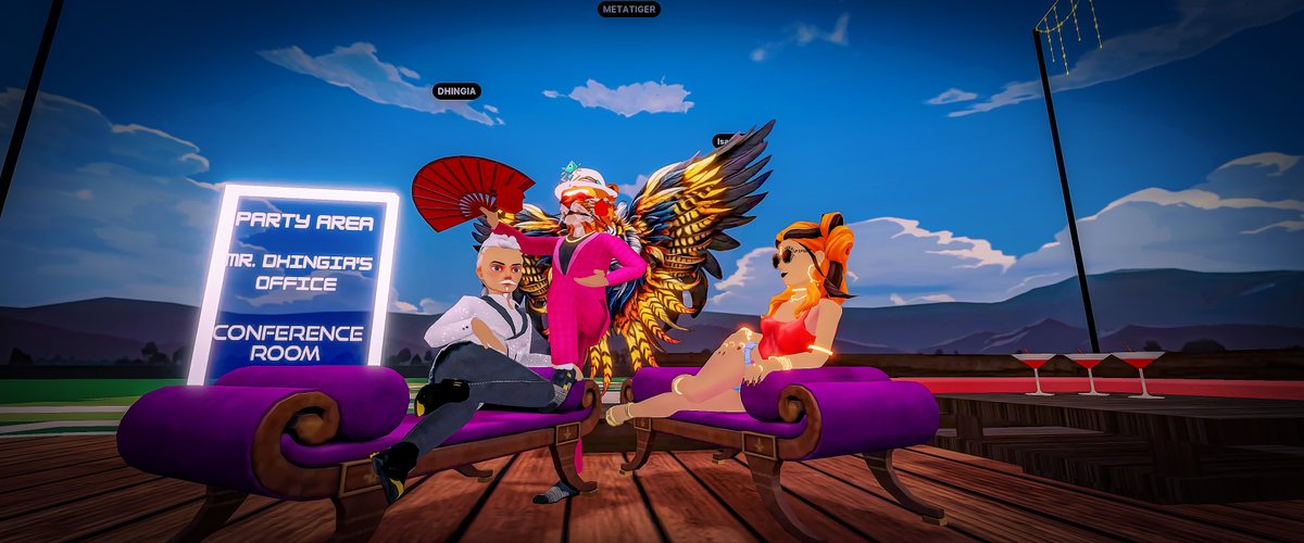 @MrDhingia @LadyloveNFT @XalaxNFT @category5music @isamazing_isa #UNMONDAY 1 year Anniversary in #decentraland @XetaDcl @o0maska0o @morph_bot @tangpoko @SoultryDubs @SinfulMeatStick @FredarmeDCL @dclchess @FabeeoBreen @flobital @stoney_eye @Rishi10561916 @helpimstreaming @Mauhetti_ @hueppow @bitfiendd @KJWalker3D Pics 3/4