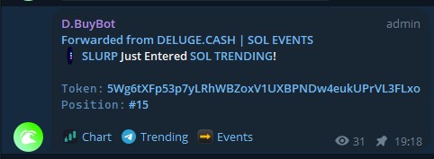 SlurpDogSol's tweet photo. We just entered SOL TRENDING!

WE ARE GOING TO KEEP PUSHING. WE ONLY STOP AT 1MIL.

SEND $SLURP https://t.co/p4JQezGgvD