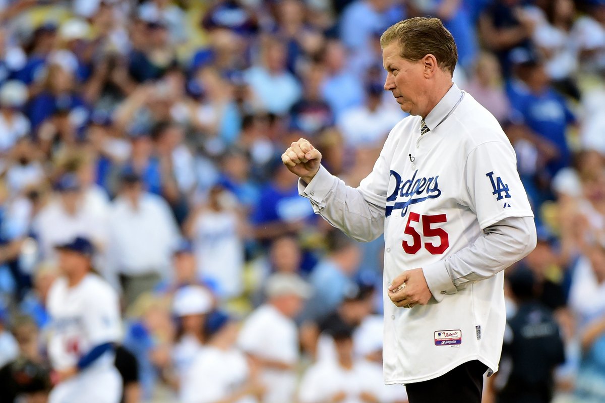 .@OrelHershiser joins @PetrosAndMoney coming up NEXT to talk #Dodgers and #JackieRobinsonDay ⚾️ Tune in: am570lasports.com/listen