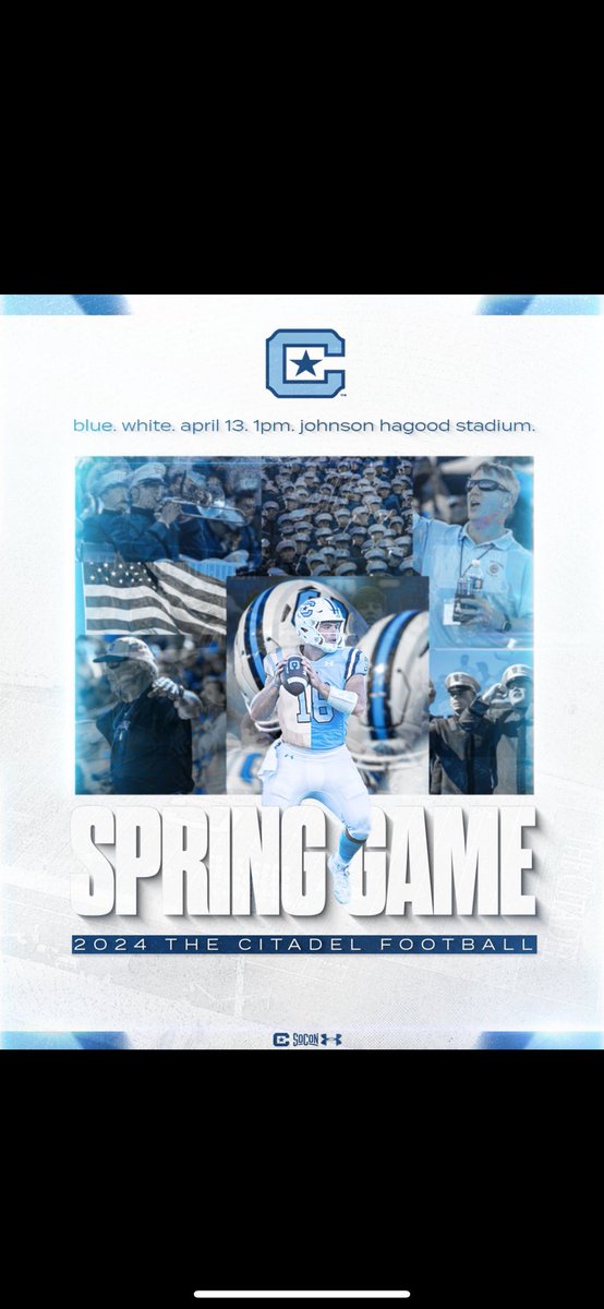 Thank you to @CitadelFootball for the invite this weekend to jr day and the spring game. @KoachDrayton @CoachLamarOwens @EveretteSands @DBryant18 #firethosecannons @CFABulldogs @QBHitList @LouatTheState @iguerin @RivalsFriedman @RivalsWardlaw