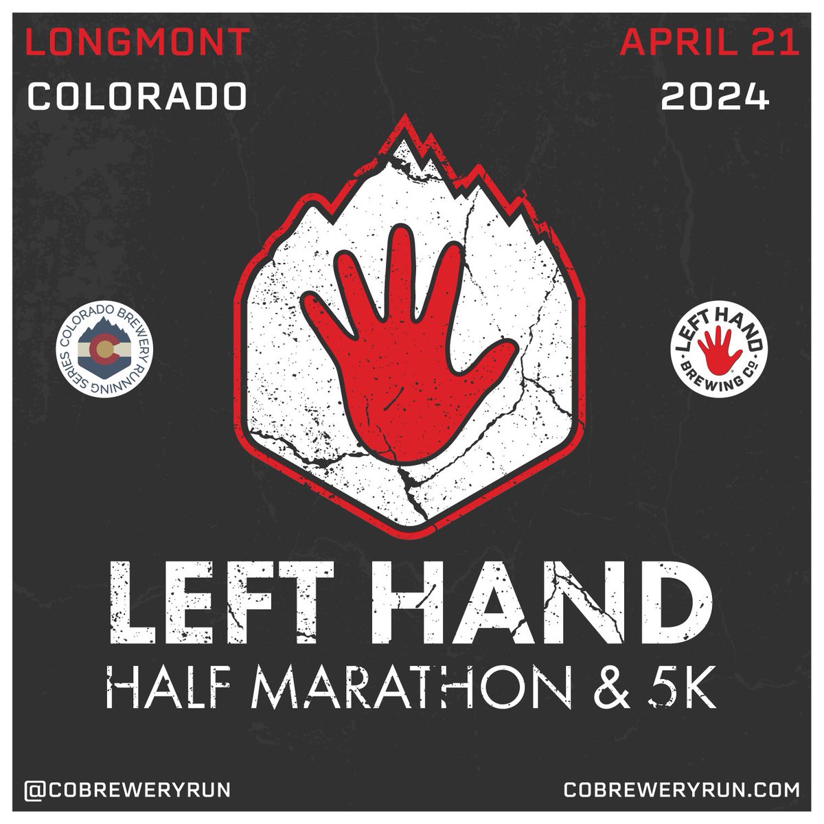 📣 Attention runners, walkers & everyone in between! This Sunday, 4/21 is our inaugural Half Marathon & 5K Fun Run. This beautiful out-and-back course starts at our Beer Garden & features a run that mostly follows the St. Vrain Greenway. Register today: bit.ly/3vVgYsq