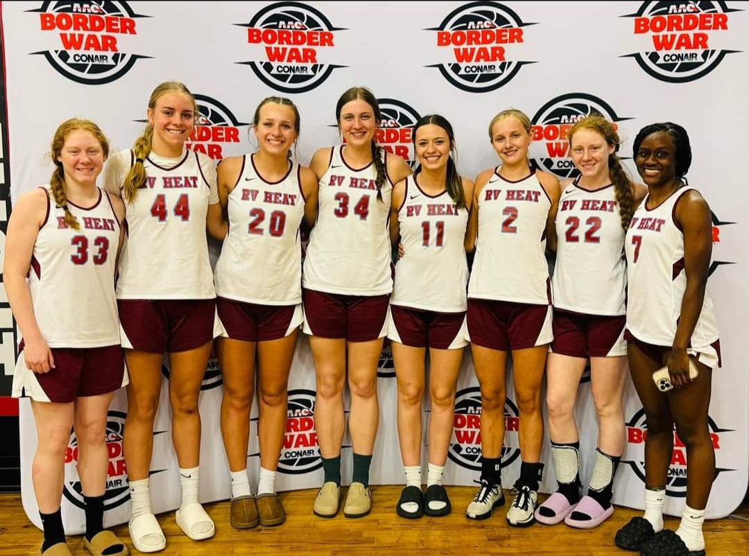 RV Heat 17U Girls finished 3-0 @Borderwar1. I'm very proud of our teams effort. We only allowed 103 pts for the tournament. Thank you, @CoachRubyD, for all you do for the kids. @aylagrace22 @nbnbball @ARHoopScoop @GradyMajors @k_sutherlandAR @PGHArkansas @AYSABasketball