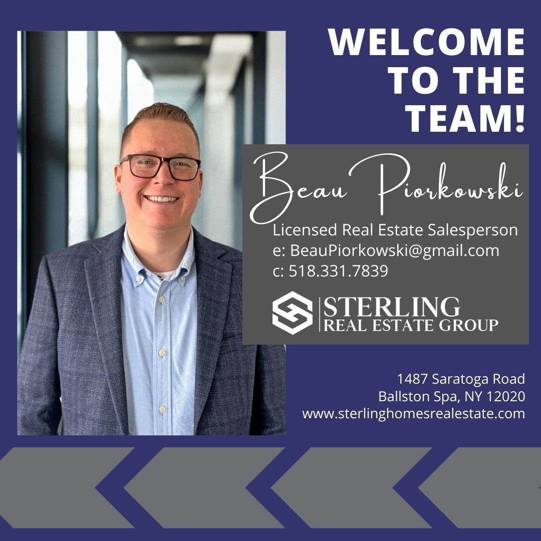🌟 We are thrilled to announce a valuable addition to the Sterling Real Estate team – Beau Piorkowski. Join us in extending a warm welcome to Beau as he begins this exciting chapter with Sterling Real Estate Group.

#teamsterlingrealestate #trustedrealtors #localrealtor