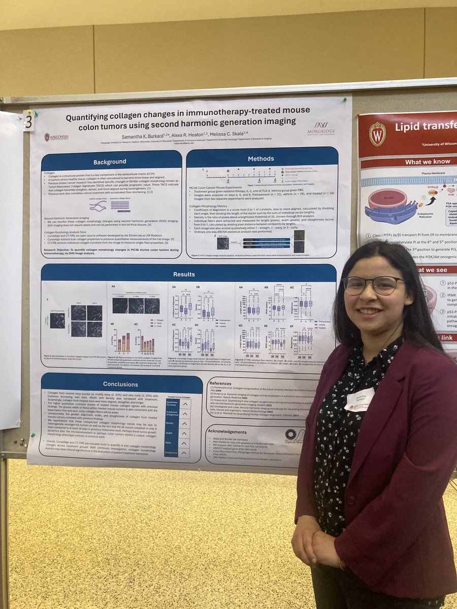 Congratulations to @OMM_lab trainees for successful poster presentations at the @UWcarbone retreat and Cole Waver’s second place award in flash talk 🎉🎉🎉