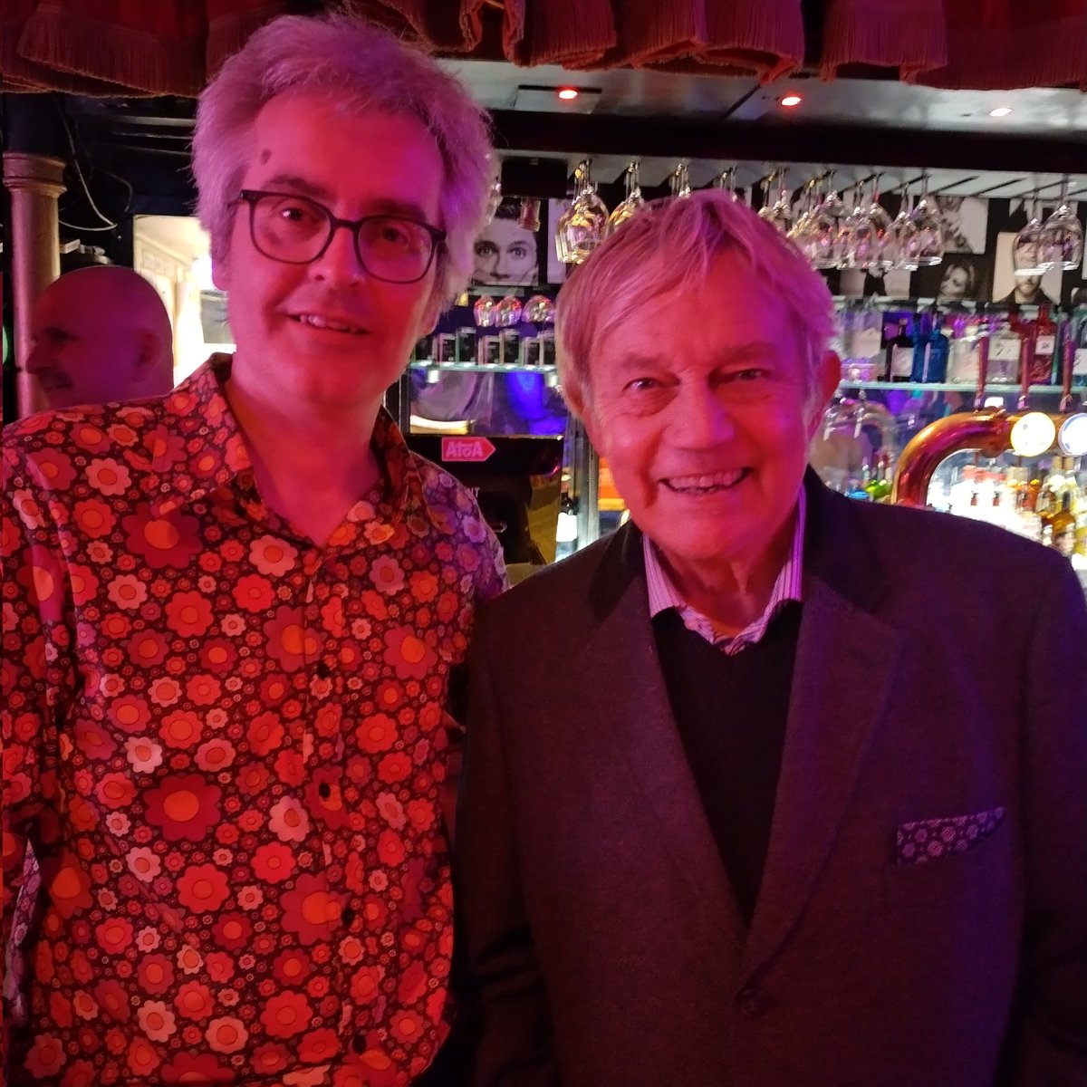 Bumped into Frazer Hines tonight...